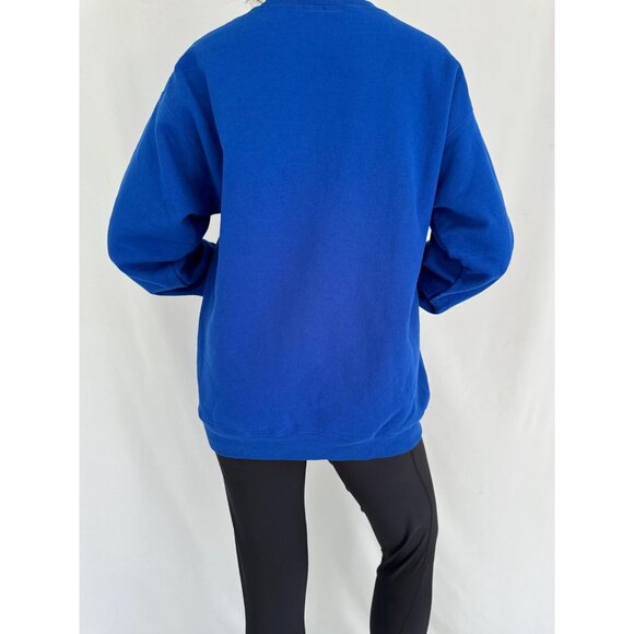 vintage blue balloonfest ohio funny humor graphic cozy crewneck pullover sweater - Picture 5 of 8